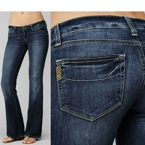 Laurel Canyon lowrise bootcut dark denim pants w27